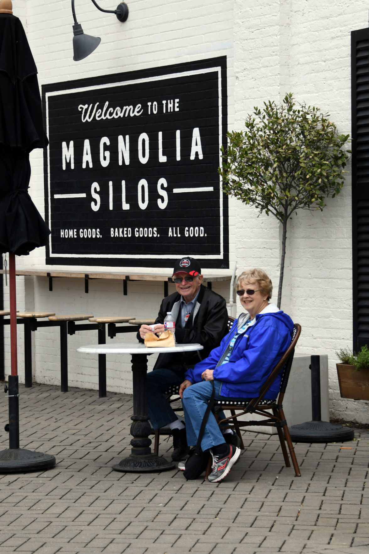 271 Don Wegner and Bonnie Wilson at Magnolia Market at the Silos made famous by Chip and Joanna Gaines of Fixer Upper TV show.JPG